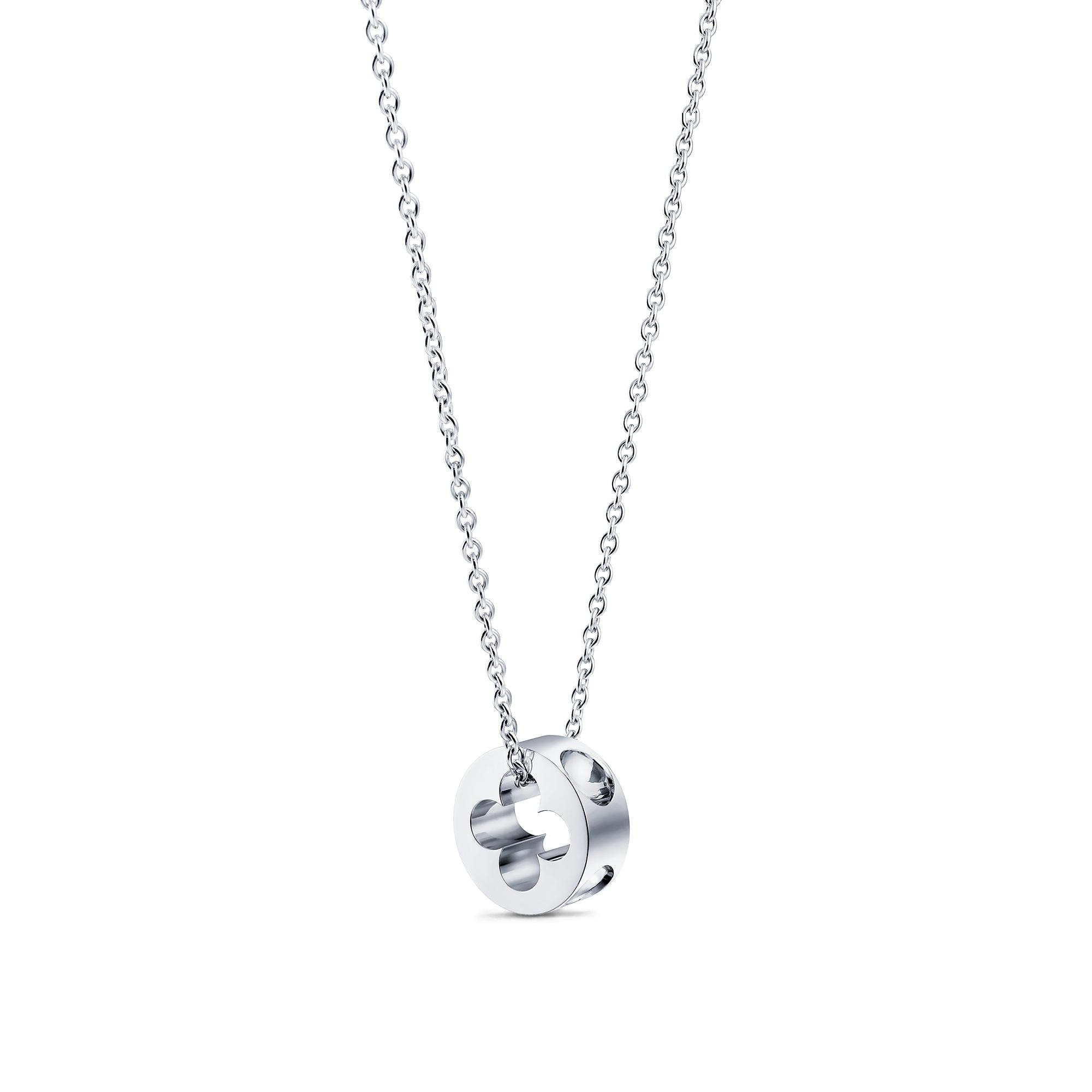 White gold 2025 locket pendant